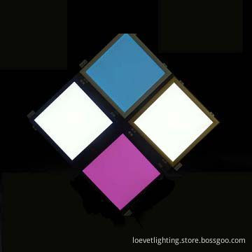 RGB panel light/ultra thin 8mm, with remote controller RGB and dimmable, 3years warranty